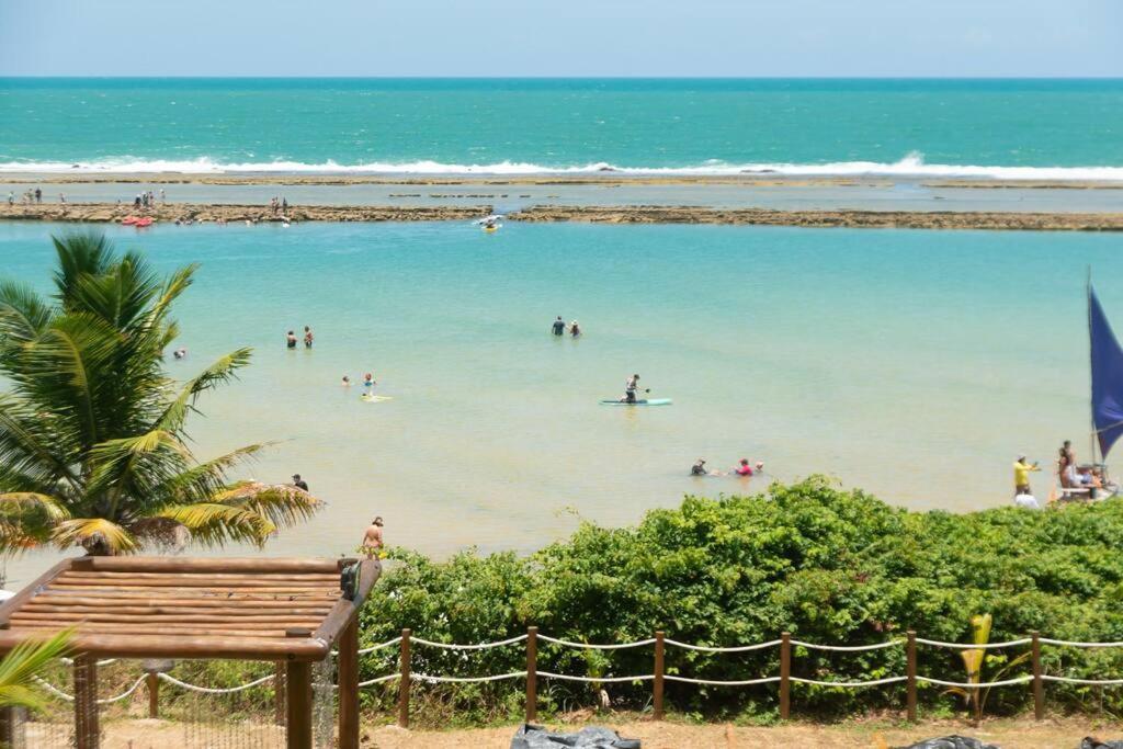Flat Vista Mar No La Fleur Polinesia - Muro Alto - Porto De Galinhas Cupe Zewnętrze zdjęcie
